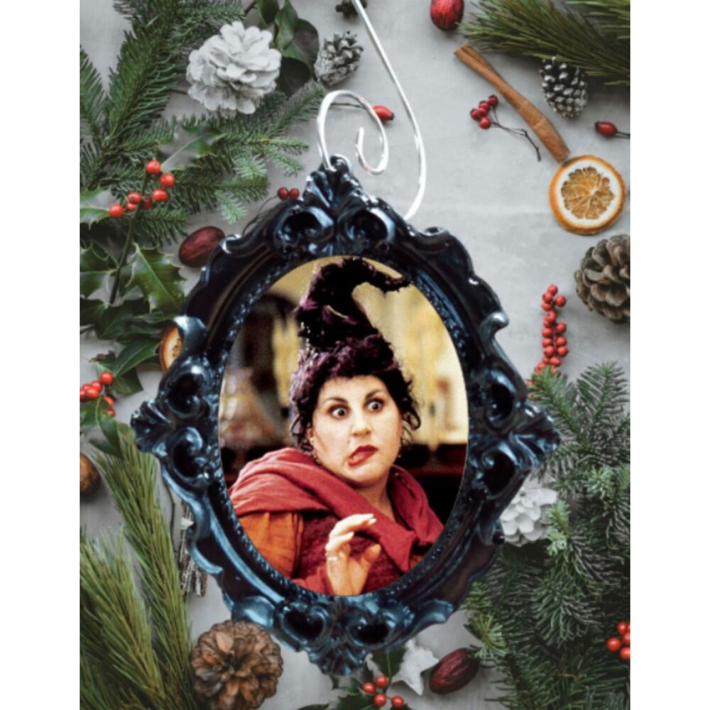 Mary Hocus Pocus Ornament Sanderson Sisters Spellbook Salem Witch Halloween
